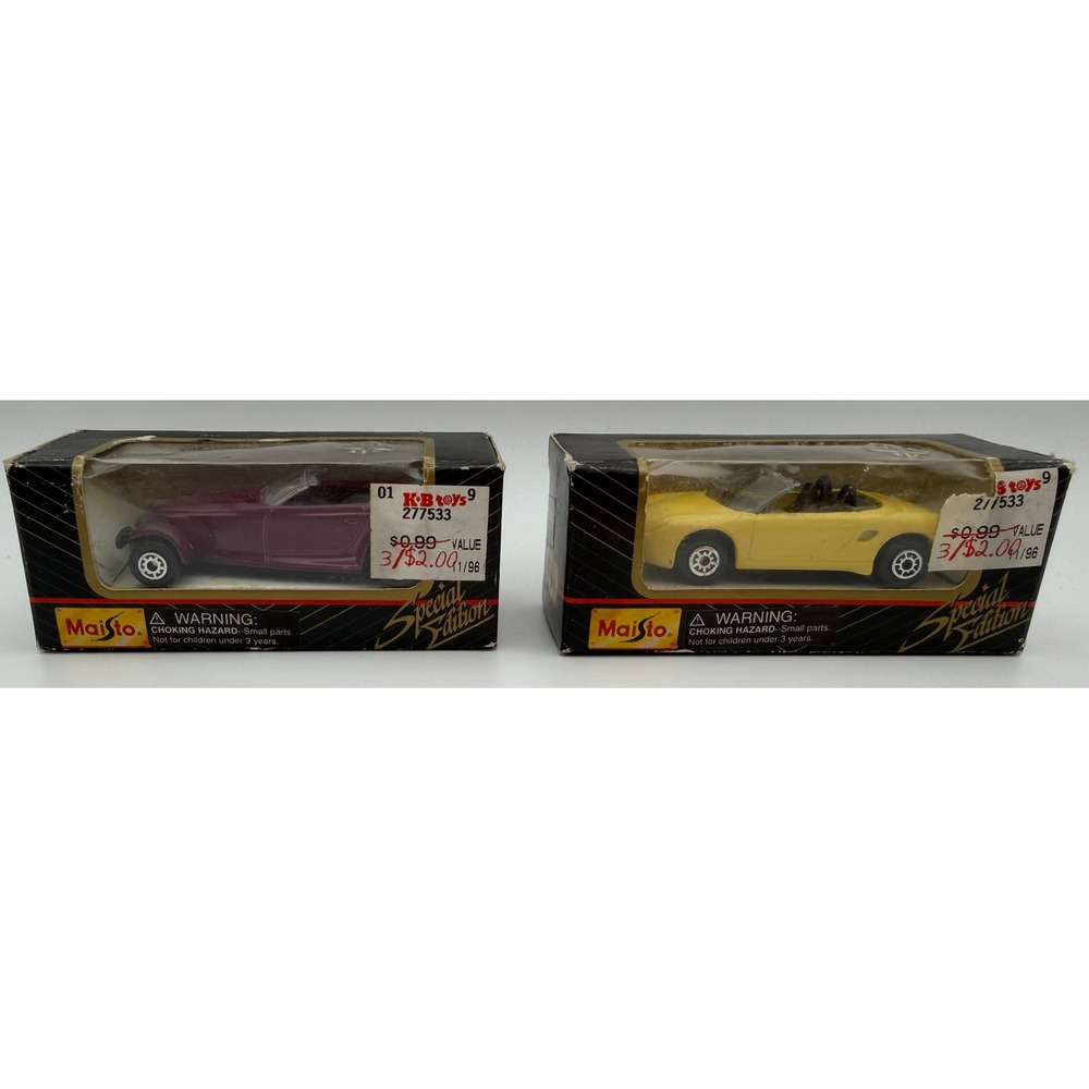 Maisto‎ Special Edition Diecast Car Lot Porsche Boxster Plymouth Prowler 11001